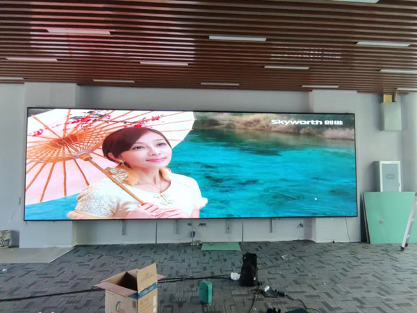 四川P1.53led小间距屏安装案例